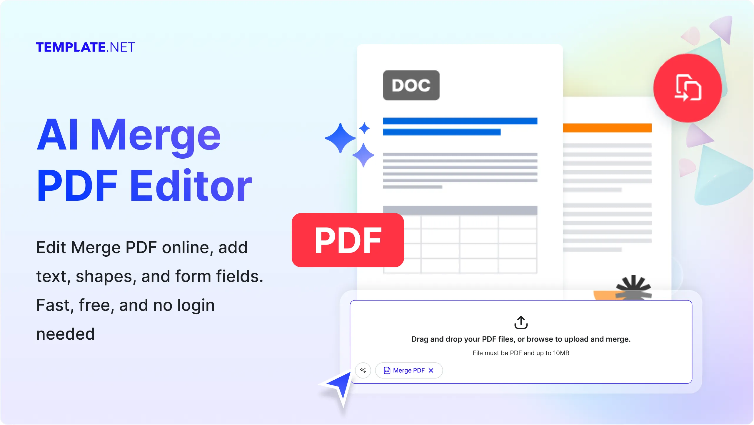 Free AI Merge PDF Editor, Free AI PDF Merger Online